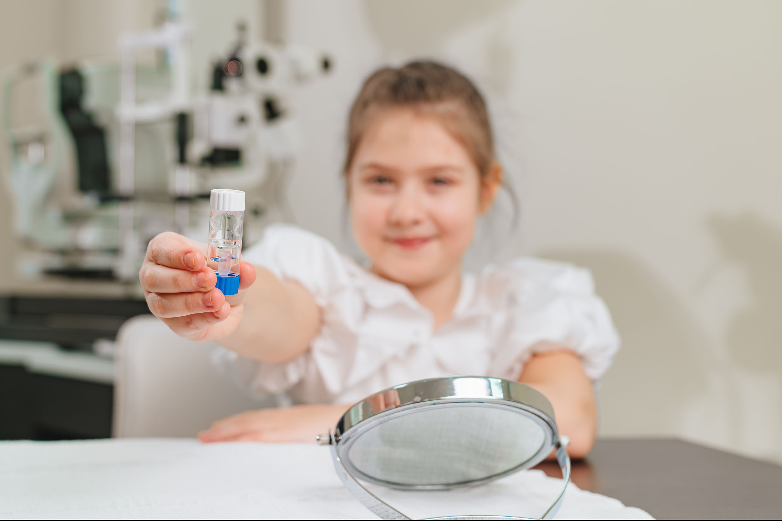 Kinderen en contactlenzen